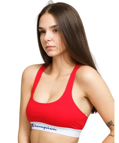Champion Womens Y0AB0 Classic Racer Bra Top - Red
