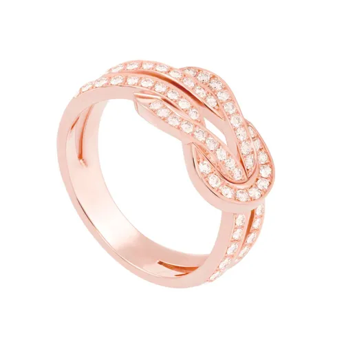 Chance Infinie 18ct Rose Gold 0.39ct Diamond Ring - Ring Size N
