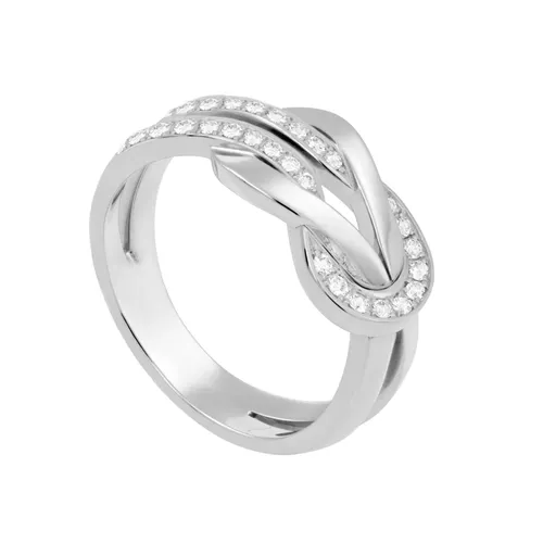 Chance Infinie 18ct White Gold 0.22ct Diamond Ring - Ring Size K