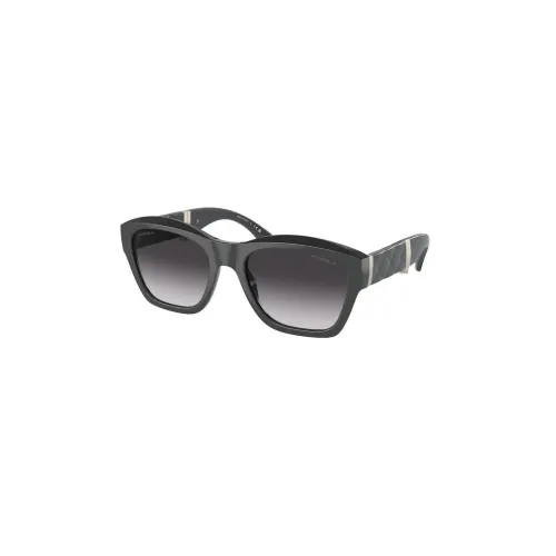 Chanel , Black Frame with Gray Gradient Lenses ,Black unisex, Sizes: