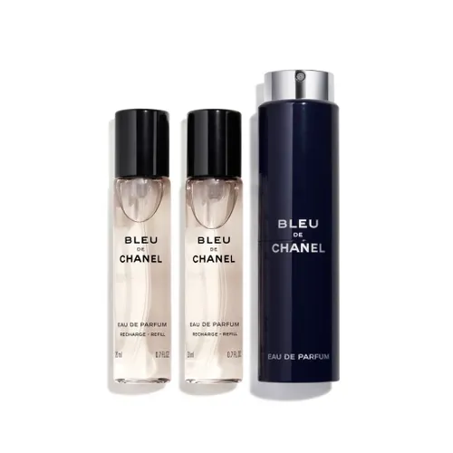 CHANEL Bleu De CHANEL Eau de Parfum Refillable Travel Spray, 3 x 20ml - Male - Size: 60ml