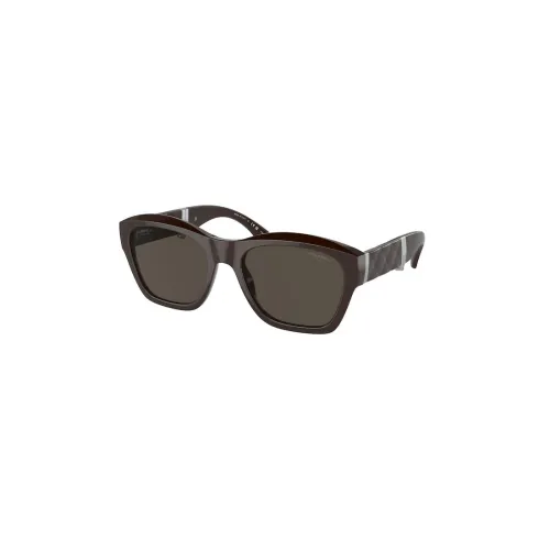 Chanel , Brown Polarized Sunglasses Ch6055B ,Brown unisex, Sizes: