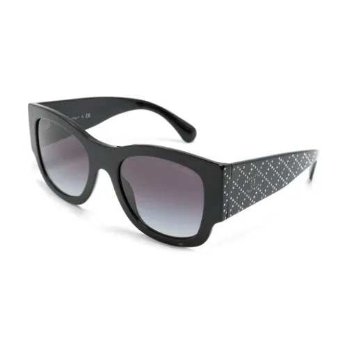 Chanel , Ch5421B 501S6 Sunglasses ,Black female, Sizes: