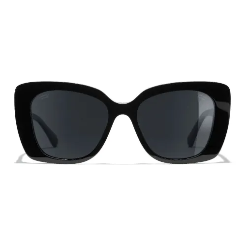 Chanel , Ch5422B C501T8 Sunglasses ,Black female, Sizes: