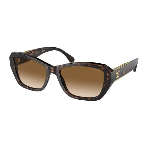 Chanel , Ch5516 C71451 Sunglasses ,Brown female, Sizes:
