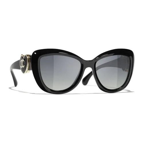 Chanel , Ch5517 C622S8 Sunglasses ,Black female, Sizes: