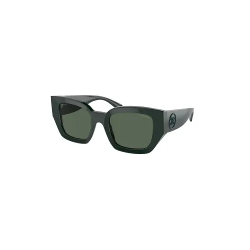 Chanel , Green Sungles with Dark Lenses ,Green male, Sizes: