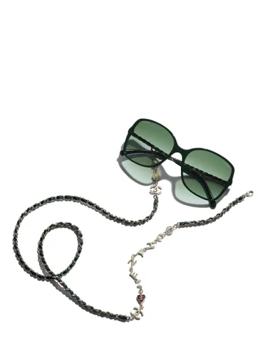 CHANEL Square Sunglasses CH5210Q Green - Green - Male