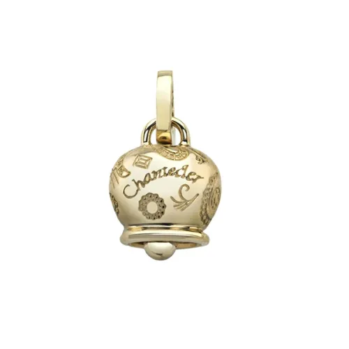 Chantecler , Bell Pendant - Yellow Gold ,Yellow female, Sizes: ONE SIZE