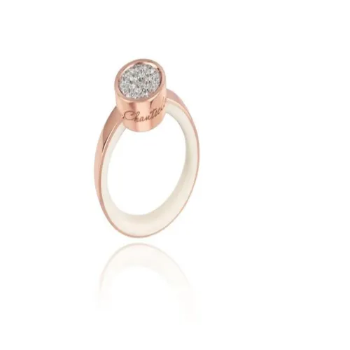 Chantecler , Rose Gold Diamond Ring ,Pink female, Sizes: 53 MM, 55 MM