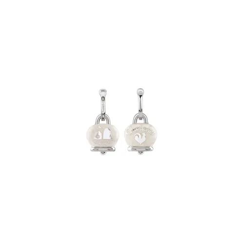 Chantecler , Single Earring and Voila Silver Bell - 41825 ,Gray female, Sizes: ONE SIZE