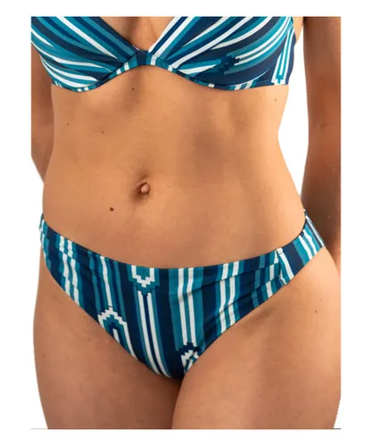 Chantelle Womens Artemis Bikini Brief - Blue Polyamide