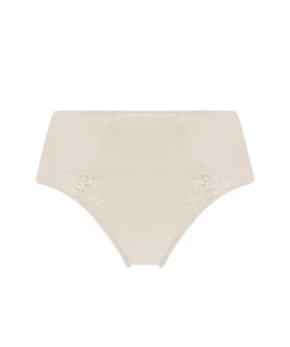 Chantelle Womens C20340 Hedona High Waisted Brief - Ivory Cotton