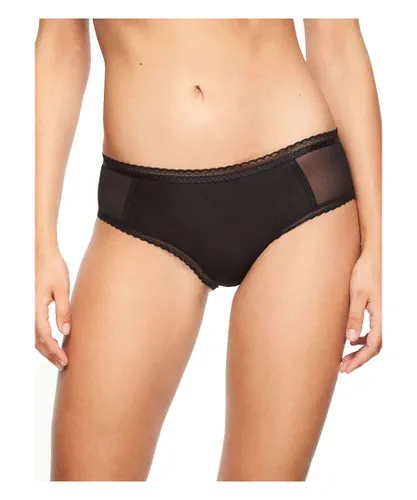 Chantelle Womens Courcelles Hipster Brief - Black Polyamide