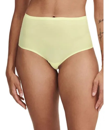 Chantelle Womens SoftStretch High Waisted Brief - Yellow Nylon - One