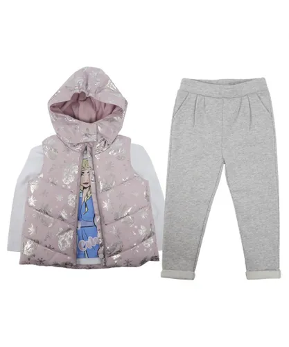 Character Girls Gilet and Pants Set - Multicolour