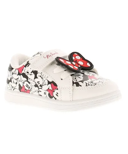 Character Minnie Mouse Girls Trainers Jean Lace Up white