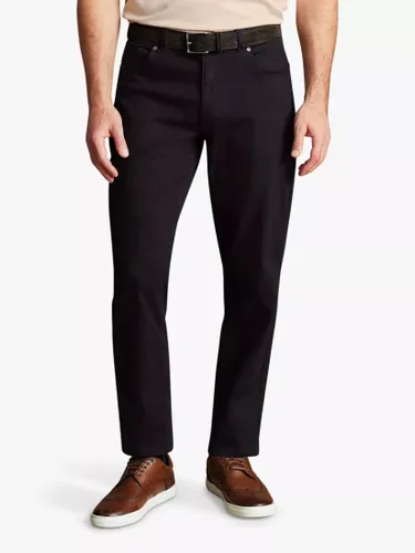 Charles Tyrwhitt Classic Fit 5 Pocket Twill Jeans - Dark Navy - Male