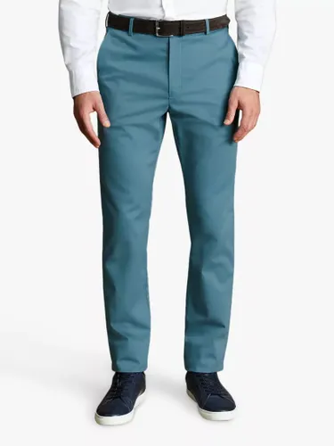 Charles Tyrwhitt Classic Fit Ultimate Non-Iron Chinos - Mid Blue - Male