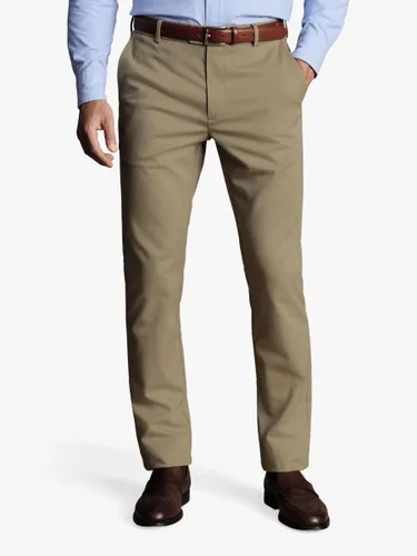 Charles Tyrwhitt Classic Fit Ultimate Non-Iron Chinos - Taupe - Male