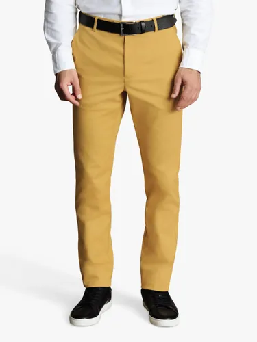 Charles Tyrwhitt Classic Fit Ultimate Non-Iron Chinos - Yellow - Male