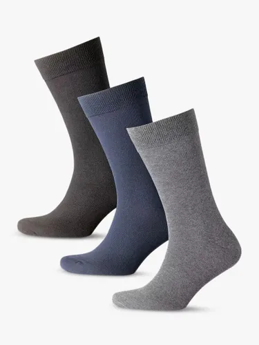 Charles Tyrwhitt Cotton Rich Socks, Pack of 3 - Multi - Male