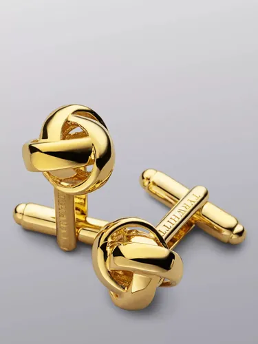 Charles Tyrwhitt Metal Knot Cufflinks - Gold - Male