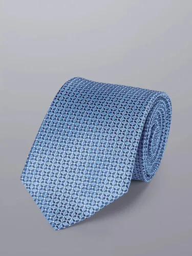 Charles Tyrwhitt Semi-Plain Silk Stain Resistant Tie, Sky Blue - Sky Blue - Male