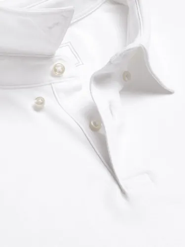 Charles Tyrwhitt Smart Jersey Short Sleeve Polo - White - Male
