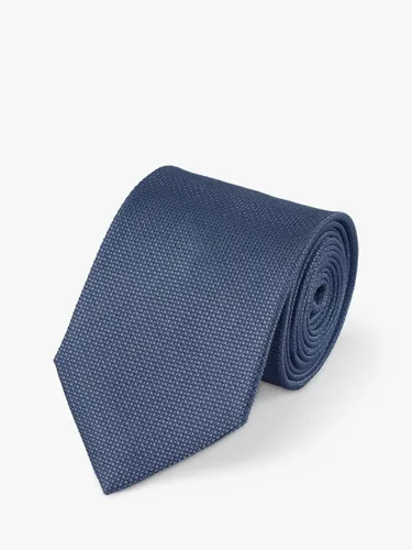 Charles Tyrwhitt Stain Resistant Silk Tie - Steel Blue - Male