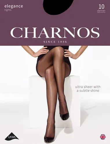Charnos Women's Elegance 10 Denier Tights Visone Extra Large