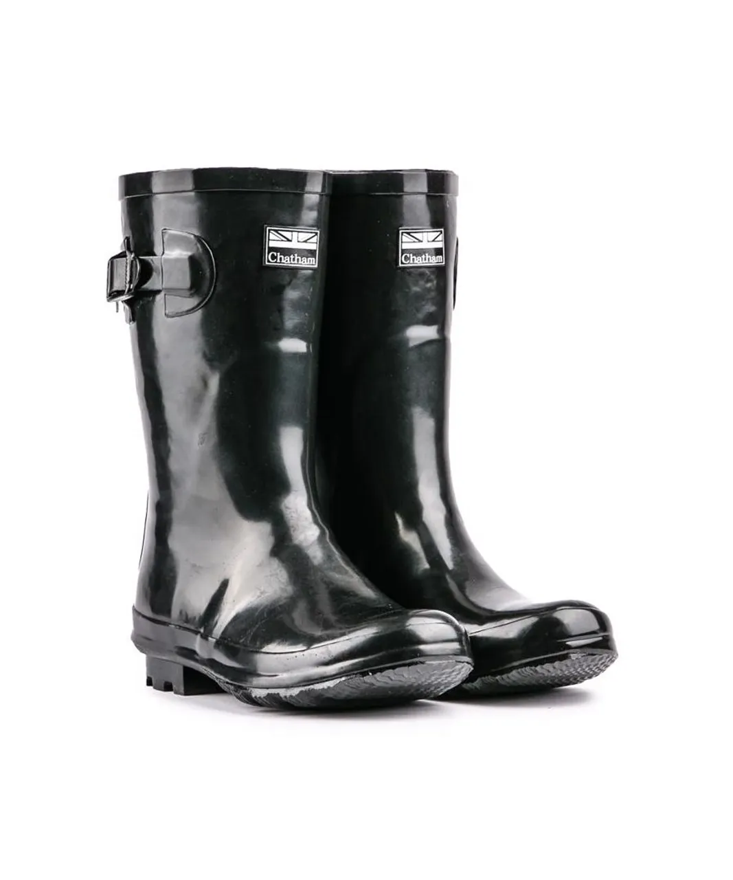 Chatham Marine Womens Belton Short Boots - Black Rubber