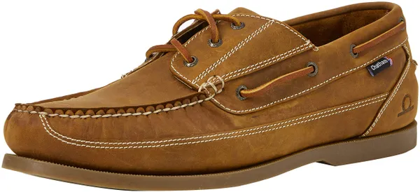 Chatham Men's Rockwell Boat Shoes - Brown (Walnut)
