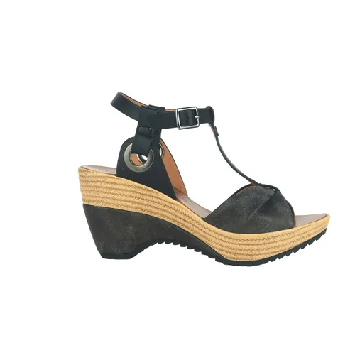 CHATTAWAK Women's 9jennynoir37 Heeled Sandal