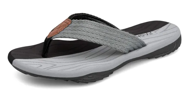 ChayChax Men's Flip Flops Outdoor Sports Thong Sandals Soft