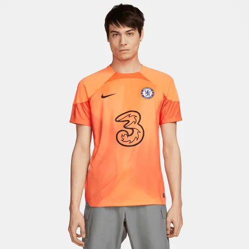 Chelsea F.C. 2022/23 Stadium Goalkeeper Men's Nike Dri-FIT Football Shirt - Orange - Polyester