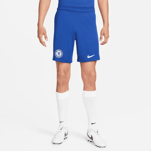 Chelsea F.C. 2022/23 Stadium Home/Away Men's Nike Dri-FIT Football Shorts - Blue - Polyester