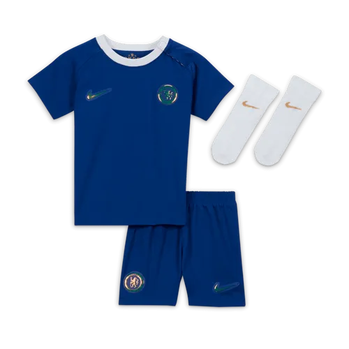 Chelsea F.C. 2023/24 Home Baby/Toddler Nike Dri-FIT 3-Piece Kit - Blue - Polyester