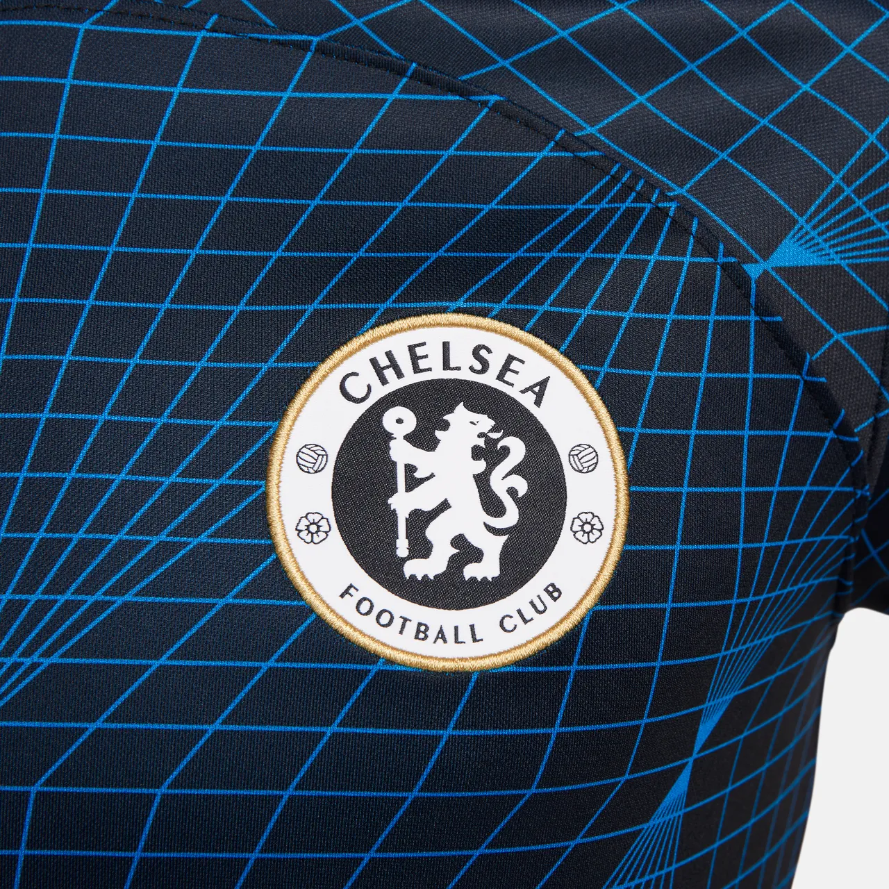 Chelsea F.C. 2023/24 Stadium Away Men's Nike Dri-FIT Football Shirt - Blue - Polyester