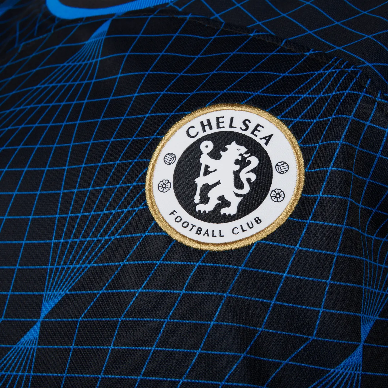 Chelsea F.C. 2023/24 Stadium Away Older Kids' Nike Dri-FIT Football Shirt - Blue - Polyester