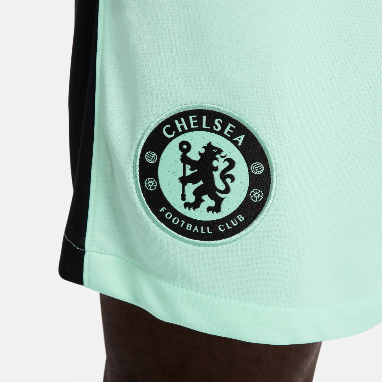 Chelsea F.C. 2023/24 Stadium Third Men's Nike Dri-FIT Football Shorts - Green - Polyester