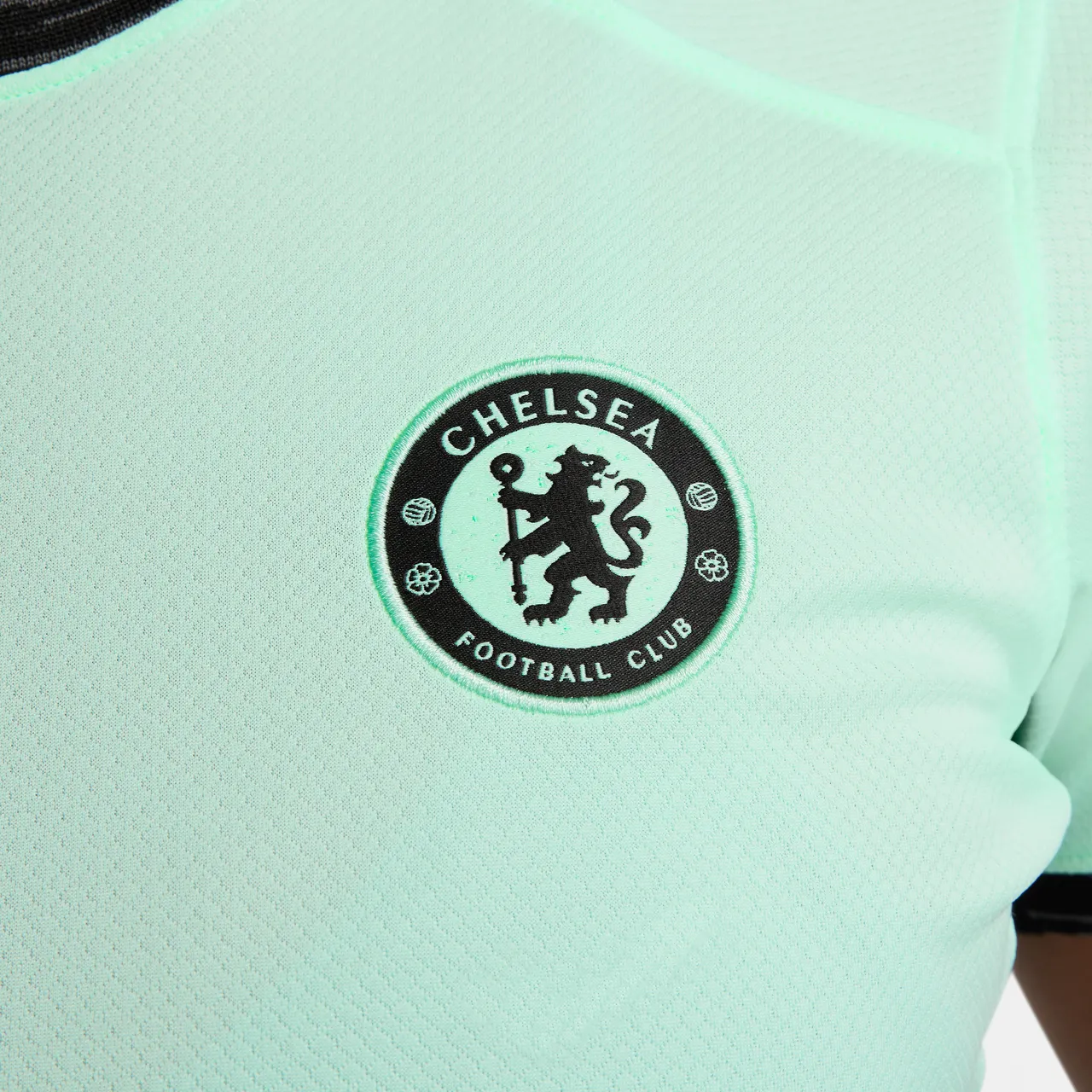 Chelsea F.C. 2023/24 Stadium Third Women's Nike Dri-FIT Football Shirt - Green - Polyester