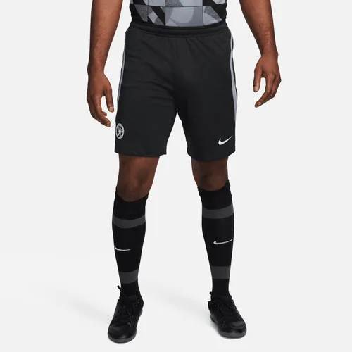 Chelsea F.C. Strike Third Men's Nike Dri-FIT Football Knit Shorts - Black - Polyester