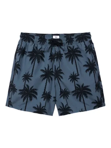 Chelsea Peers Midnight Palm Print Swim Shorts, Navy/Blue - Navy/Blue - Male