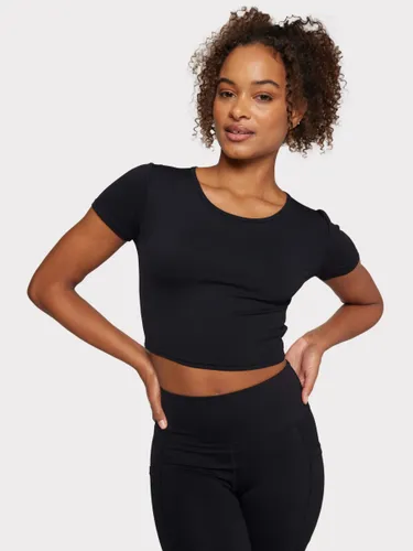 Chelsea Peers Stretch Cropped T-Shirt - Black - Female