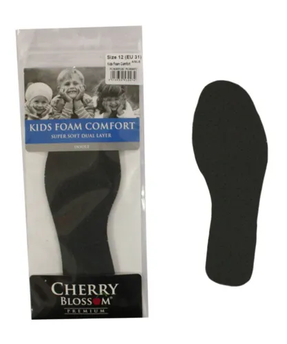 Cherry Blossom Childrens Insoles Foam Shoe Care grey Textile