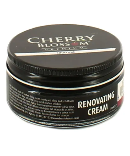 Cherry Blossom Renovating Cream Revitalising Tired Leather Shoe Care black - One