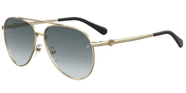 Chiara Ferragni CF 1001/S RHL/9O Women's Sunglasses Gold Size 59