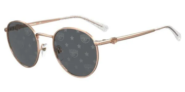 Chiara Ferragni CF 1002/S LOJ/MD Women's Sunglasses Gold Size 50