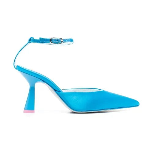 Chiara Ferragni Collection , Chiara Ferragni With Heel Clear Blue ,Blue female, Sizes: